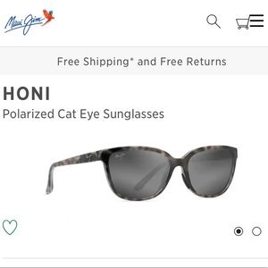 Maui Jim Honi Polarized Cat Eye Sunglasses